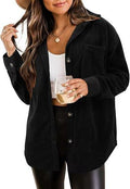 CiCiBird Women's Oversized Utility Shacket Jacket Black XL Size XL by Deal US