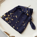 Zeroest Newborn Photography Wraps with Gold Stars Navy Size Crib by Deal US