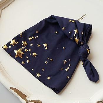 Zeroest Newborn Photography Wraps with Gold Stars Navy Size Crib by Deal US