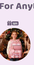 KEBEIXUAN Backpack Set 3PCS School Lunch Box Pencil Case Pink 11.81x7.87x17.32 by Deal US