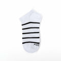 ANT21T Athletic Ankle Socks Low Cut Gray White Black Blue 4 Pairs by Deal US