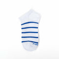 ANT21T Athletic Ankle Socks Low Cut Gray White Black Blue 4 Pairs by Deal US