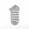 ANT21T Athletic Ankle Socks Low Cut Gray White Black Blue 4 Pairs by Deal US