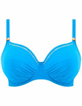 Fantasie East Hampton Underwire Gathered Full Cup Bikini Top Blue Diamond 40D by Deal US