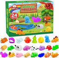 Govetom 2025 Christmas Advent Calendar 24 Days Multi-color Mochi Squishy Toys by Deal US
