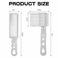 Generic 2Pack Blend Friend Professional Barber Hair Fade Comb White by Deal US