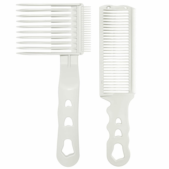 Generic 2Pack Blend Friend Professional Barber Hair Fade Comb White by Deal US