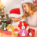 Hxezoc 24 Pcs DIY Christmas Advent Calendar Boxes Dog Paw Xmas Decoration by Deal US