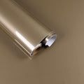 FANCYEASY Glossy Gold Brown Contact Paper 15.7x118in Waterproof Vinyl by Deal US