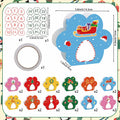 Hxezoc 24 Pcs DIY Christmas Advent Calendar Boxes Dog Paw Xmas Decoration by Deal US