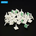 PATIKIL Sticky PCB Spacer Adhesive Standoffs 0.37" Height White 40 Pcs by Deal US