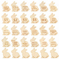 CypherX Halloween Wood Craft Tokens for Kids, 30 Pieces, DIY Activity & Rewards by Deal US