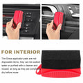 Ohleats Tire Dressing Applicator Pad with Lid Reusable Foam Red 1pcs by Deal US