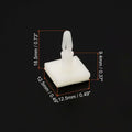 PATIKIL Sticky PCB Spacer Adhesive Standoffs 0.37" Height White 40 Pcs by Deal US