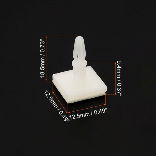 PATIKIL Sticky PCB Spacer Adhesive Standoffs 0.37" Height White 40 Pcs by Deal US