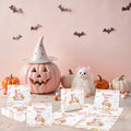 GREHUMOR Spooky One Birthday Napkin Pink Halloween Girl 1st Birthday by Deal US
