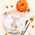 GREHUMOR Spooky One Birthday Napkin Pink Halloween Girl 1st Birthday by Deal US