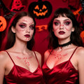 Halloween Scary Glitter Freckles 6 Pcs Scars Stitches Face Tattoo Sparkle by Deal US