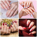 OIIKI 2 Sheets Face Eye Gems Stickers Rhinestone Body Nail Stickers White by Deal US