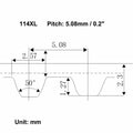 uxcell 114XL Rubber Timing Belt Synchronous Closed Loop 10mm Width by Deal US