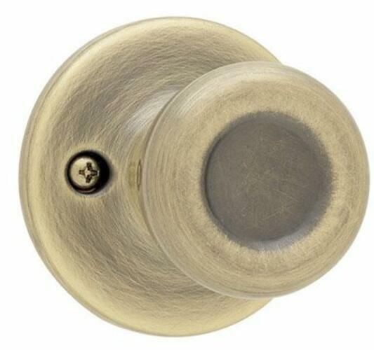 Kwikset 94880-364 Tylo Dummy Knob Set Antique Brass Pull Only 2-19/32in by Deal US