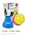 aletka 2-Pack Pickleball Ball Retriever Paddle Suction Cup Blue Pink by Deal US
