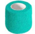 Cramer Eco-Flex Self-Stick Stretch Tape Teal 2"x5yd Single Roll by Deal US