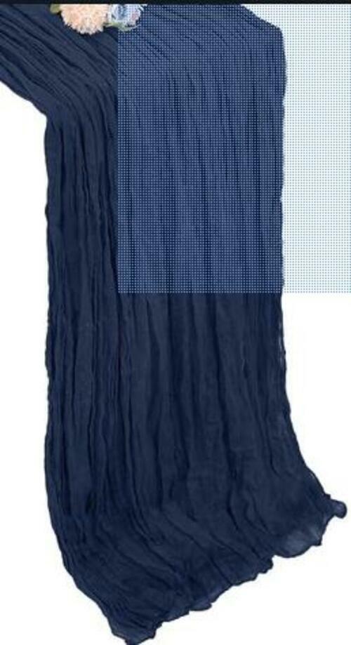 Showgeous 24 Pack Royal Blue Cheesecloth Table Runner 35x120in 10Ft by Deal US