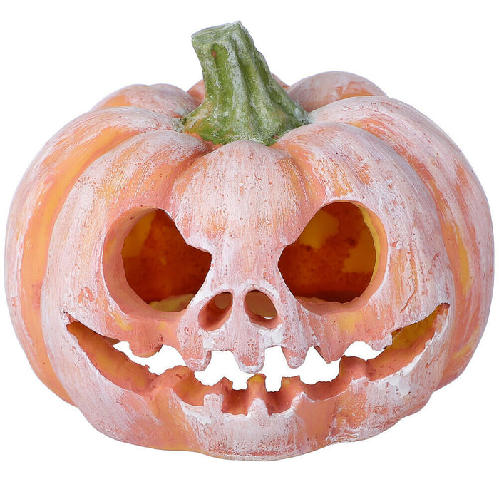 Pumpkin Shaped Fish Hideout House Tank Decor Aquarium Fish Tank Decoration by Deal US