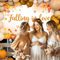 AIBIIN Baby Shower Pumpkin Backdrop Yellow 70.8x43.3 inch Fall Decor by Deal US