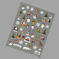 Namrec Christmas Nail Decals 5D Embossed Tree Santa Snowflake 2 Sheets by Deal US