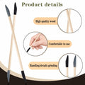 Nokiils 100Pcs Sanding Stick 280 Grit Fine Detailing 5.4x0.2 Inch Aluminum Oxide