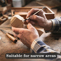 Nokiils 100Pcs Sanding Stick 280 Grit Fine Detailing 5.4x0.2 Inch Aluminum Oxide