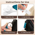 dcdcee Hat Clip Travel Bag Accessory Blue Ocean 1 Lightweight 0.09lb by Deal US