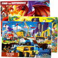 QUOKKA 100 Pc Kids Puzzles Ages 4-8 Pirates Constructions Animals Cardboard by Deal US