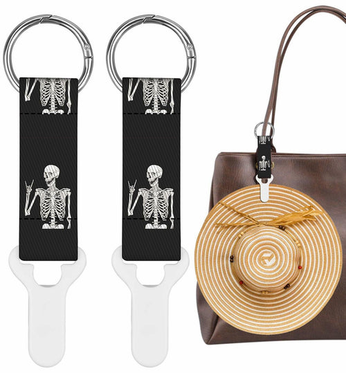 dcdcee Hat Clip Travel Accessory for Bags Backpacks Luggage Skull 1 by Deal US