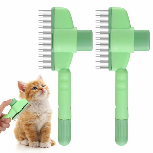 LIQWEI 2Pcs Flea Comb Cat Dog Hair Removal Brush Grooming Short Long Hair by Deal US