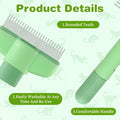 LIQWEI 2Pcs Flea Comb Cat Dog Hair Removal Brush Grooming Short Long Hair by Deal US