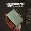 Oars + Alps Exfoliating Moisturizing Bar Soap Men Deep Clean Epsom Salt 1pk by Deal US
