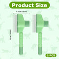 LIQWEI 2Pcs Flea Comb Cat Dog Hair Removal Brush Grooming Short Long Hair by Deal US