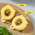 NECOOKS Cute Cat Green Onion Slicer 12 Stainless Steel Blades 1 Pack by Deal US