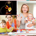 Chunful Best Mom Ever DIY Handprint Kit with 6 Paints Multicolor Night Light by Deal US