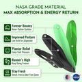 PerseveranX NASA Running Insoles Green XS M4.5-6.5 W5.5-7.5