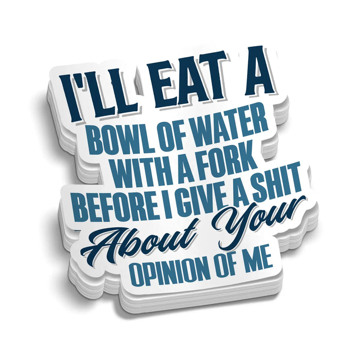 Opinion Of Me - Hard Hat Decal by Armed American Supply