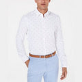 Bar III Mens Slim-Fit Stretch Flamingo Knit Dress Shirt, Size XL by Vanessa Jane