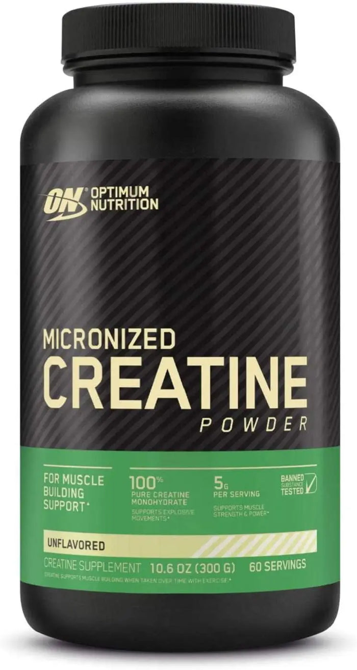 Optimum Nutrition Micronized Creatine Powder 60 Servings Unflavored BB 01/2027 by Price Is Right Miami
