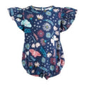 First Impressions Baby Girls Cotton Enchanted Flutter Sleeve Bodysuit by Vanessa Jane