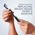Oral-B Clic Deluxe Starter Kit, Manual Toothbrush with 3 Brush Heads & Magnetic Brush Mount by DailySale