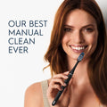 Oral-B Clic Deluxe Starter Kit, Manual Toothbrush with 3 Brush Heads & Magnetic Brush Mount by DailySale