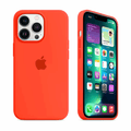 iPhone Silicone Case (Orange) by Vogueen